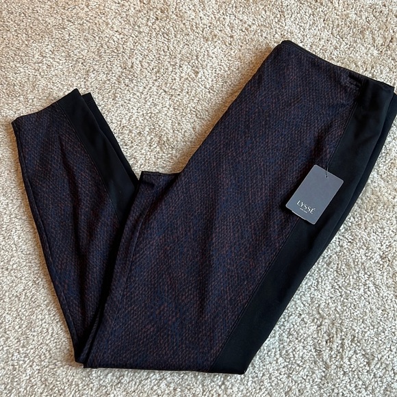 Lysse Snake reptile pull on leggings size XL black x large - Picture 3 of 7